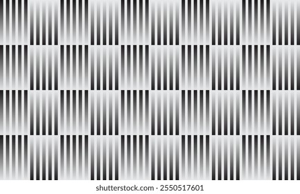 abstract simple black white gradient irregular line pattern art can be used background.