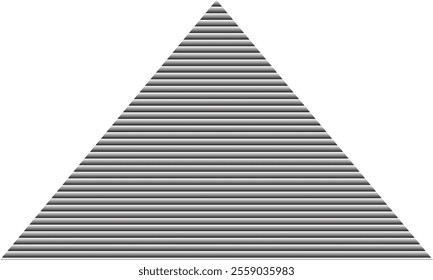 abstract simple black white gradient triangle line pattern can be used background.