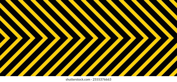 abstract simple black yellow danger symbol pattern design can be used background.