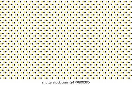 abstract simple black yellow dot pattern can be used background.