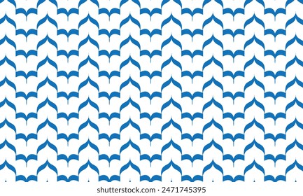 abstract simple blue arabic pattern can be used background, banner, poster.