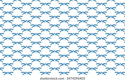 abstract simple blue arabic pattern design can be used background, banner, poster.