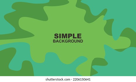 ilustración abstracta del vector de fondo dinámico azul y verde simple EPS10