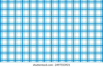 abstract simple blue plaid line pattern can be used background.