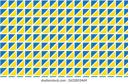 El arte de patrón de triángulo amarillo azul simple abstracto se puede utilizar de fondo.