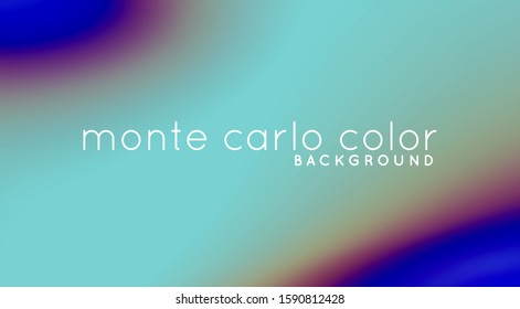 Abstract simple blurred monte carlo green background with gradient. Vector graphic pattern