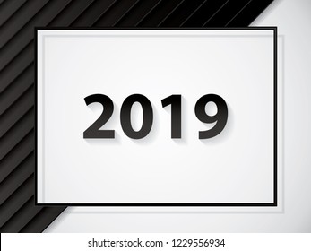 Abstract simple brochure design, vector illustration