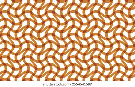 abstract simple bronze zigzag smooth wave line plaid pattern can be used background.