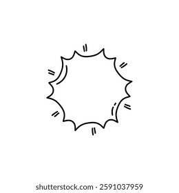 Abstract Simple Bubble on white background