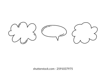 Abstract Simple Bubble on white background