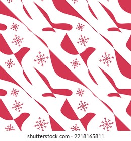 Abstract simple christmas pattern. Colored new year background
