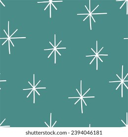 Abstract Simple Christmas seamless pattern. New year print