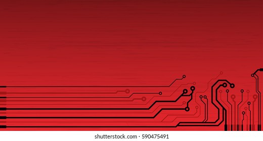 Abstract simple circuit board vector illustration. Vector backdrop