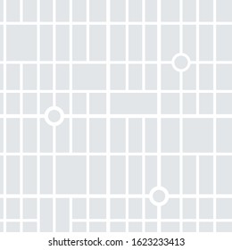 Abstract simple city map. Seamless pattern. Vector illustration
