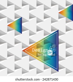 Abstract Simple clean seamless 3d geometric white texture background,  Gradient color with space for your texts or image.