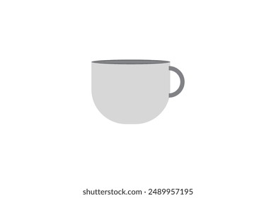 Abstract simple Coffee cup illustration 