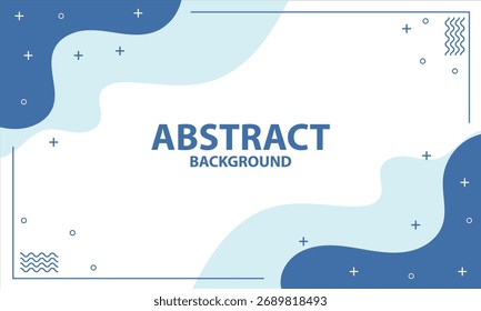 Abstract simple color background with frame