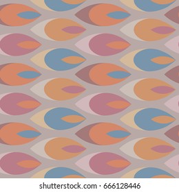 Abstract  simple colorful vector background seamless pattern