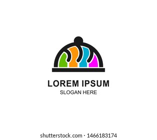 Abstract simple colorfull logo design vector illustration template, company logo, Business logo flat logo design 
