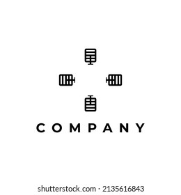 abstract simple corporate mark logo design