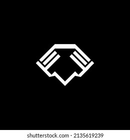 abstract simple corporate mark logo design