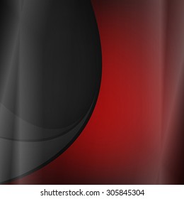 The abstract simple curve background