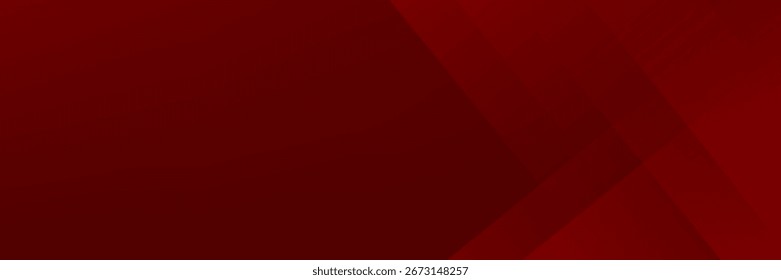 Abstract simple dark red gradient illustration background with 3d look overlap square with shadow and line pattern. Cool design and luxury. Eps10 vector