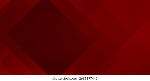 Abstract simple dark red gradient illustration background with 3d look overlap square with shadow and line pattern. Cool design and luxury. Eps10 vector - Powered by Shutterstock - Get 15% off with code: PIKWIZARD15