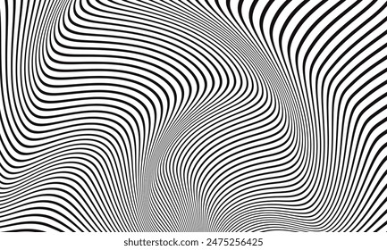 abstract simple dark wave line arc pattern can be used background.
