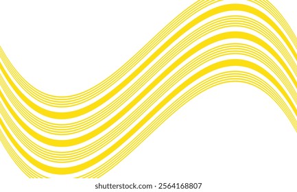abstract simple decorative yellow thin and thick flag pattern.