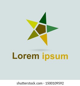 Abstract simple design logo concept. Eps 10. Use for business or social company