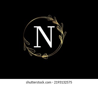 Abstract and simple design logo concept. N minimalist logo with gradient colors. modern ideas logo for company and personal use vector file.