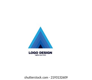 Abstract and simple design logo concept. minimalist logo with gradient colors. modern ideas logo for company and personal use vector file.