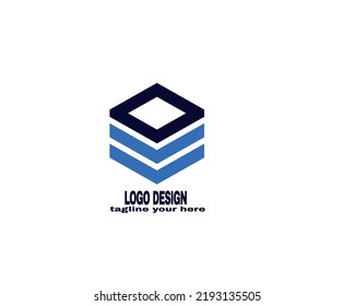  abstraktes und einfaches Design-Logo-Konzept. Minimalistisches Logo mit Farbverlauf-Farbe, modernes Ideenlogo für Firmen- und private Zwecke, Vektordatei