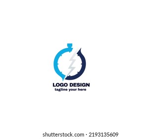  abstract and simple design logo concept. minimalist logo with gradient color modern ideas logo for company and personal use vector file