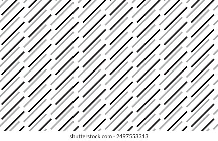 abstract simple diagonal black grey line pattern can be used background.