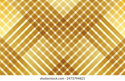 abstract simple diagonal golden gradient repeat cross line pattern can be used background.