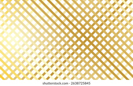 abstract simple diagonal golden line cross pattern art can be used background.