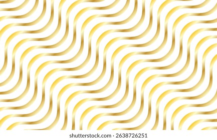 abstract simple diagonal golden line wave pattern art can be used background.
