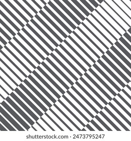 abstract simple diagonal grey thin to thick repeat line pattern can be used background.