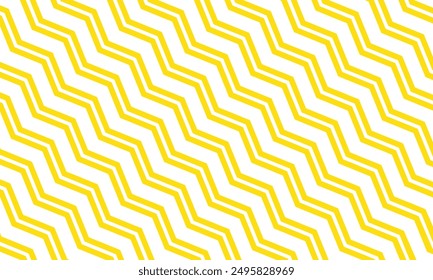 Abstraktes einfaches diagonales gelbes Eckwellenlinienmuster kann im Hintergrund verwendet werden.