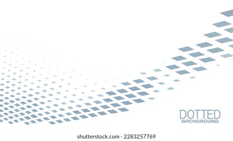 Abstract simple dotted background with small gray squares. Vector graphic pattern