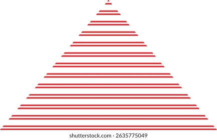 abstract simple double red line triangular pattern can be used background.