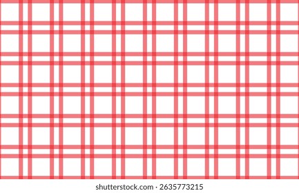 abstract simple double red plaid line pattern can be used background.
