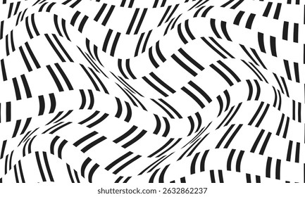 abstrato padrão de onda de linha igual simples pode ser usado fundo.