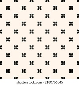 Abstract simple floral gothic style seamless pattern. Elegant minimal monochrome stylish background. Perfect for textile, wallpaper and fashion print.