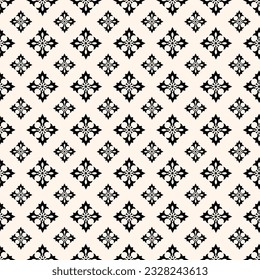 Resumen simple estilo gótico floral sin fisuras. Elegante minimalista fondo monocromo elegante. Perfecto para textiles, papel pintado y tejidos.