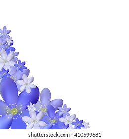 Abstract Simple Flower Pattern Background EPS10