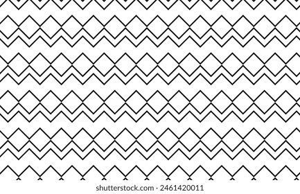 abstract simple geometric black horizontal wave line pattern.