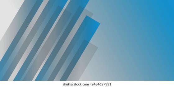 abstract with simple geometric shapes. Modern elegant white gray banner with creative design and shiny lines. Vector design banner